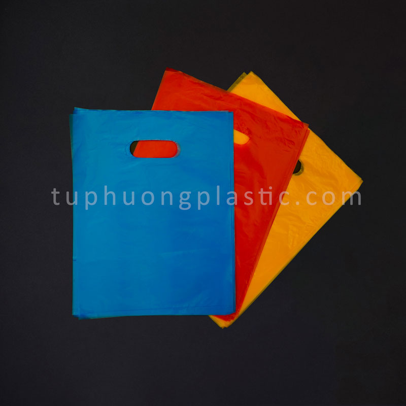 Color HDPE Die-cut Bag